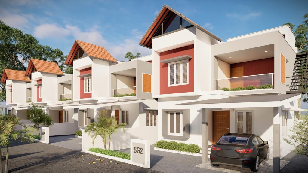 New villa projects in angamaly - OMG Sovereign villas