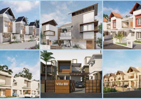 Villas in Angamaly: The Gateway of Living Urban and Rural theme