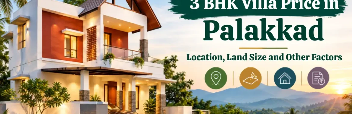 3 BHK Villa Price in Palakkad: Location, Land Size and Other Factors